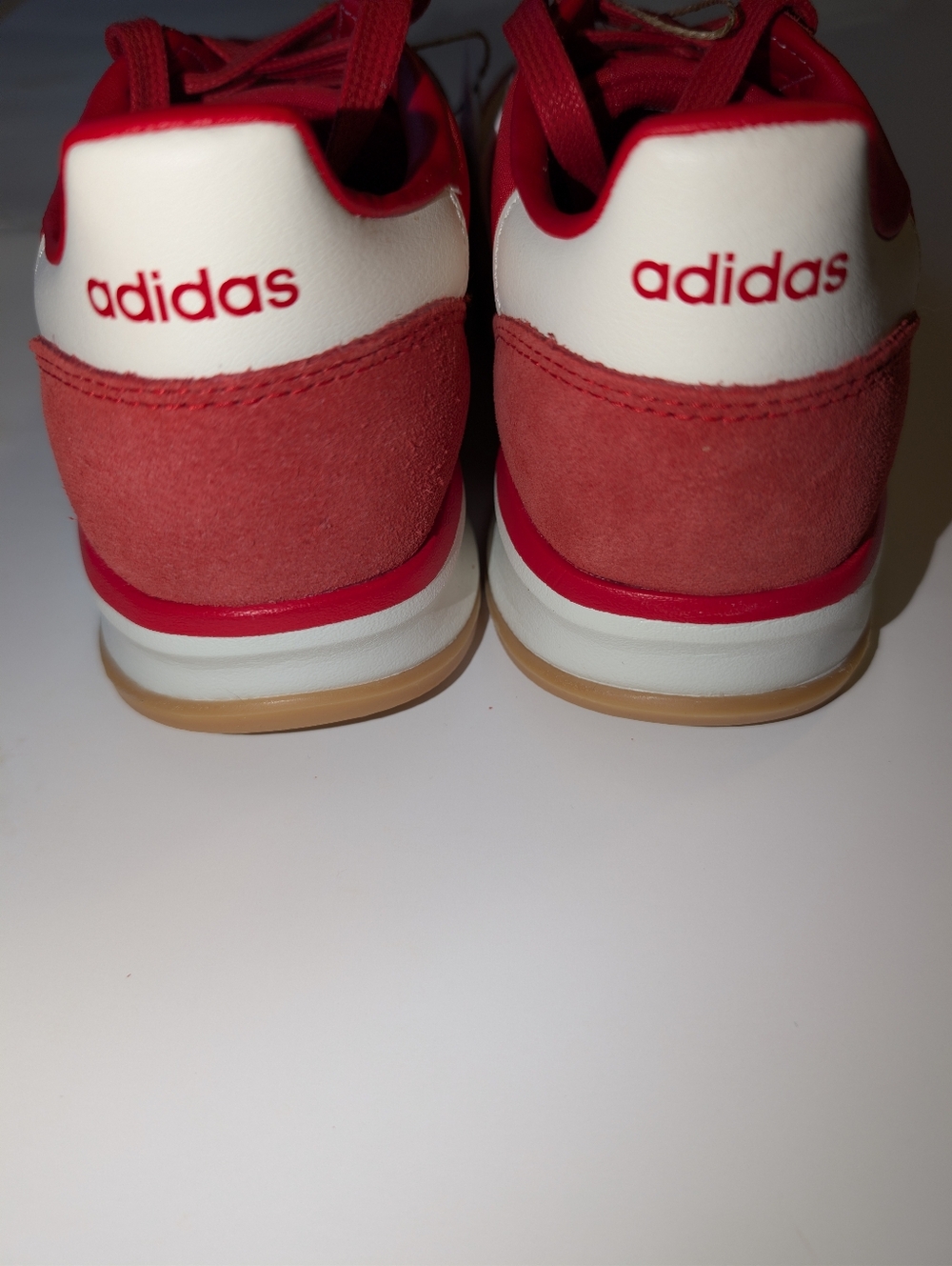 Adidas Run 70s 2.0 Cloudfoam Comfort Sneakers Red White  NWT Womens Size 7 - Picture 4 of 8